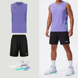 Li-Ning Polar Stripes Purple Tanktop